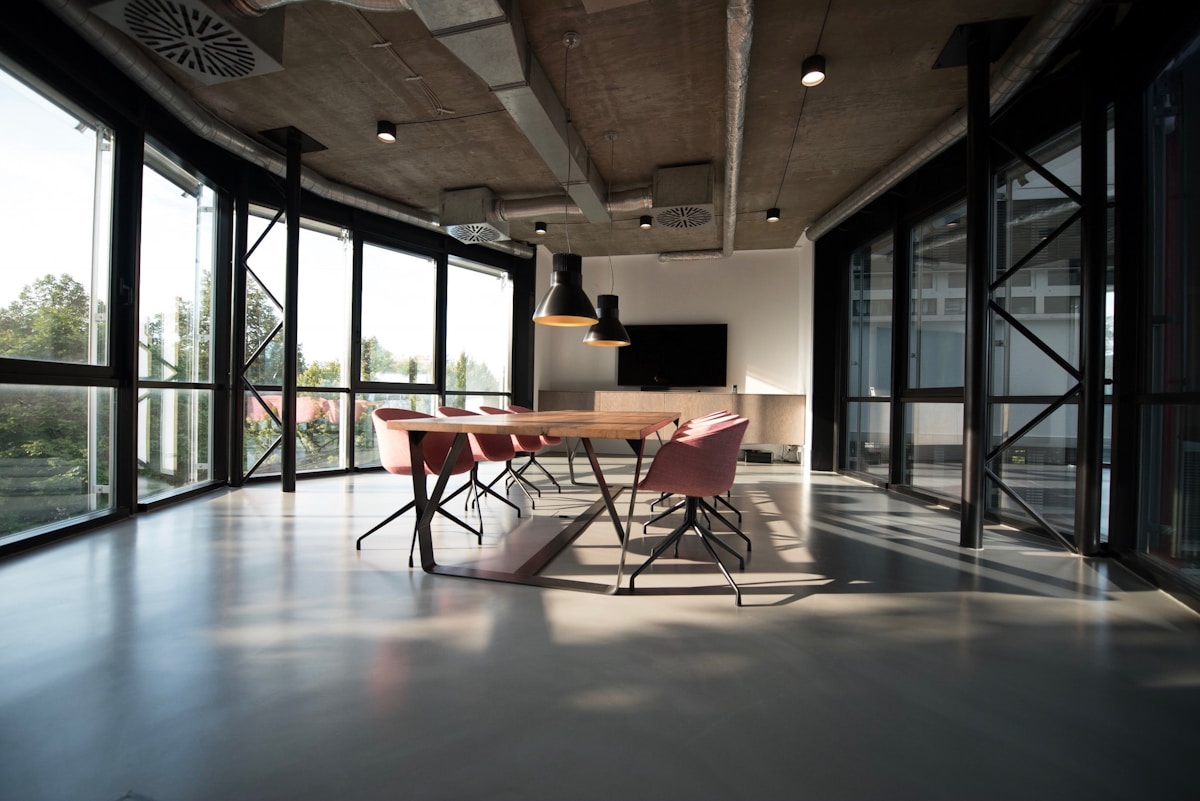 Bright SynthAI studio space on Granville Street Vancouver